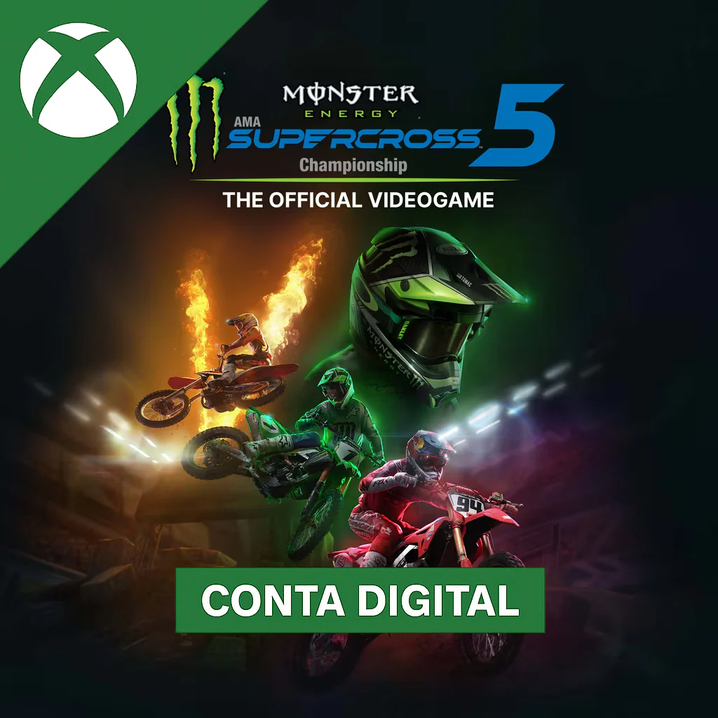 Monster Energy Supercross 5 Xbox One Mídia Digital