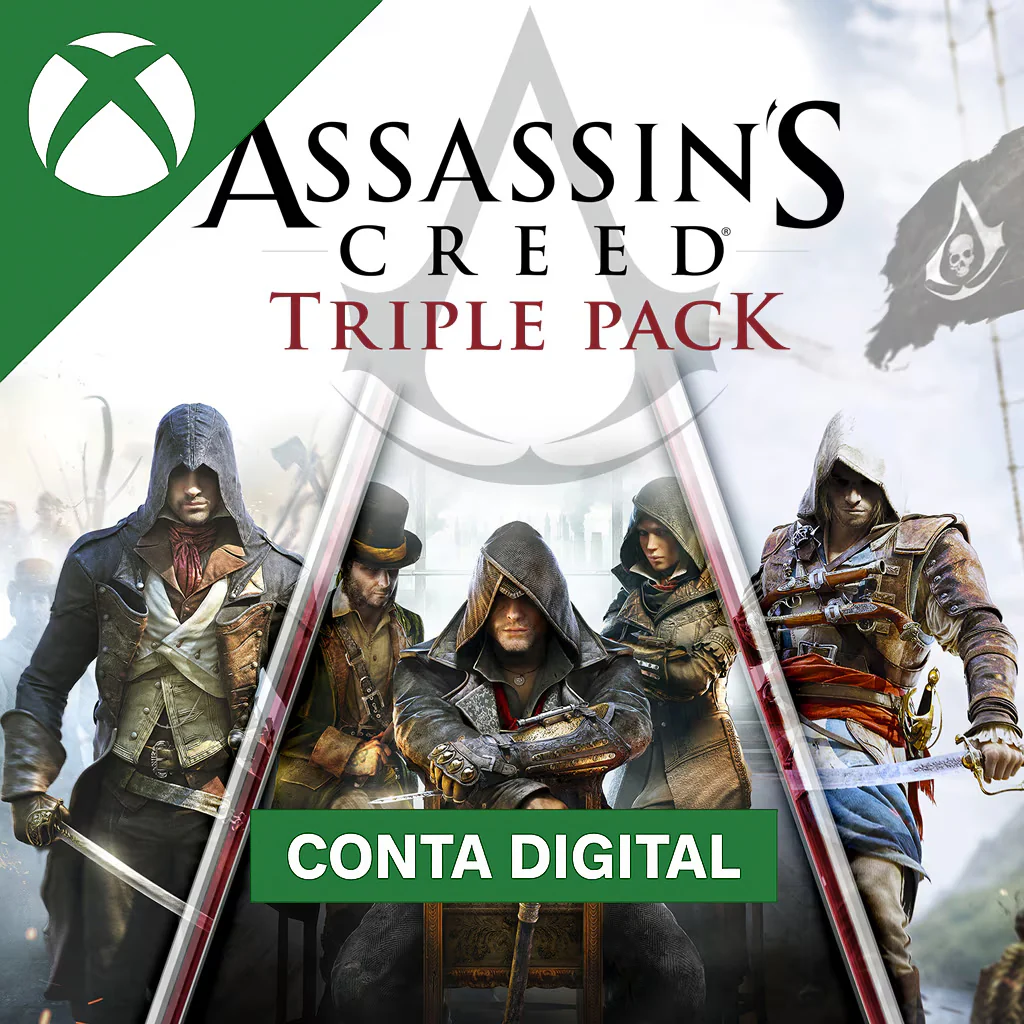 Assassin's Creed Triple Pack - Xbox Mídia Digital