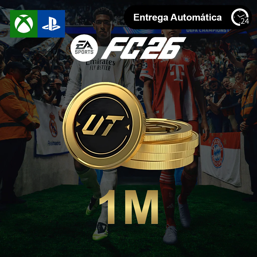 FC Coin 1 milhão Ultimate Team EA Xbox Playstation FIFA Coins EA FC 26