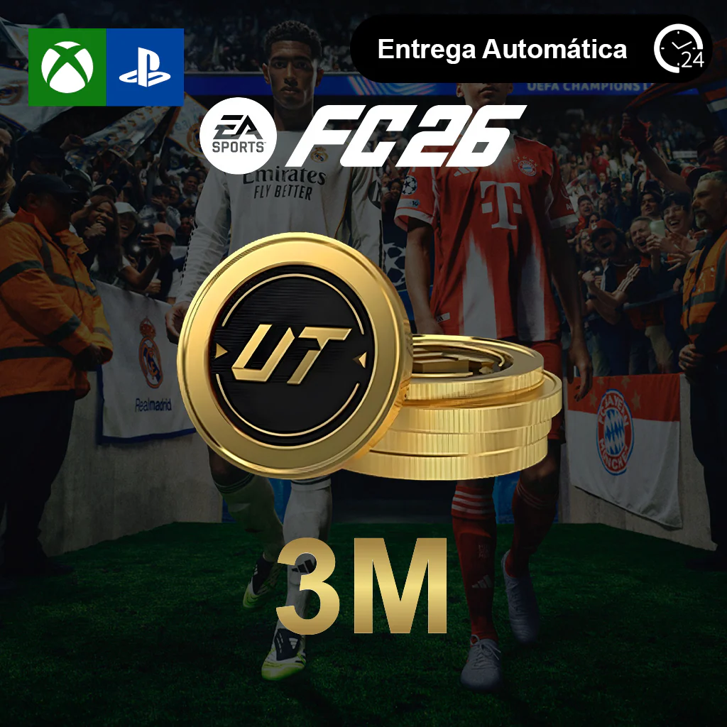 FC Coin 3 milhões Ultimate Team EA Xbox Playstation FIFA Coins EA FC 26